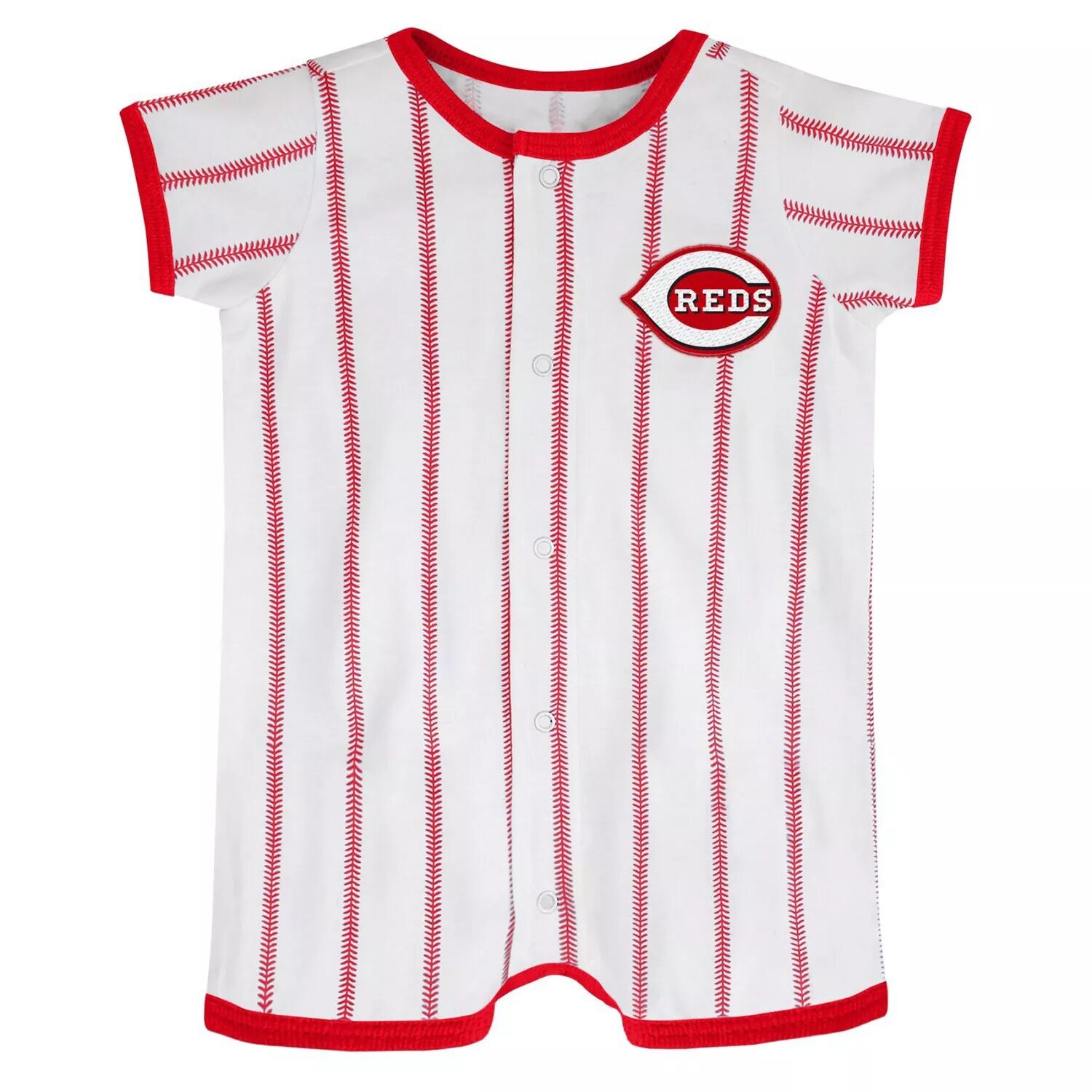 Белый/красный джемпер с короткими рукавами для новорожденных Cincinnati Reds Power Hitter Outerstuff
Белый/красный джемпер с короткими рукавами для новорожденных Cincinnati Reds Power Hitter Outerstuff