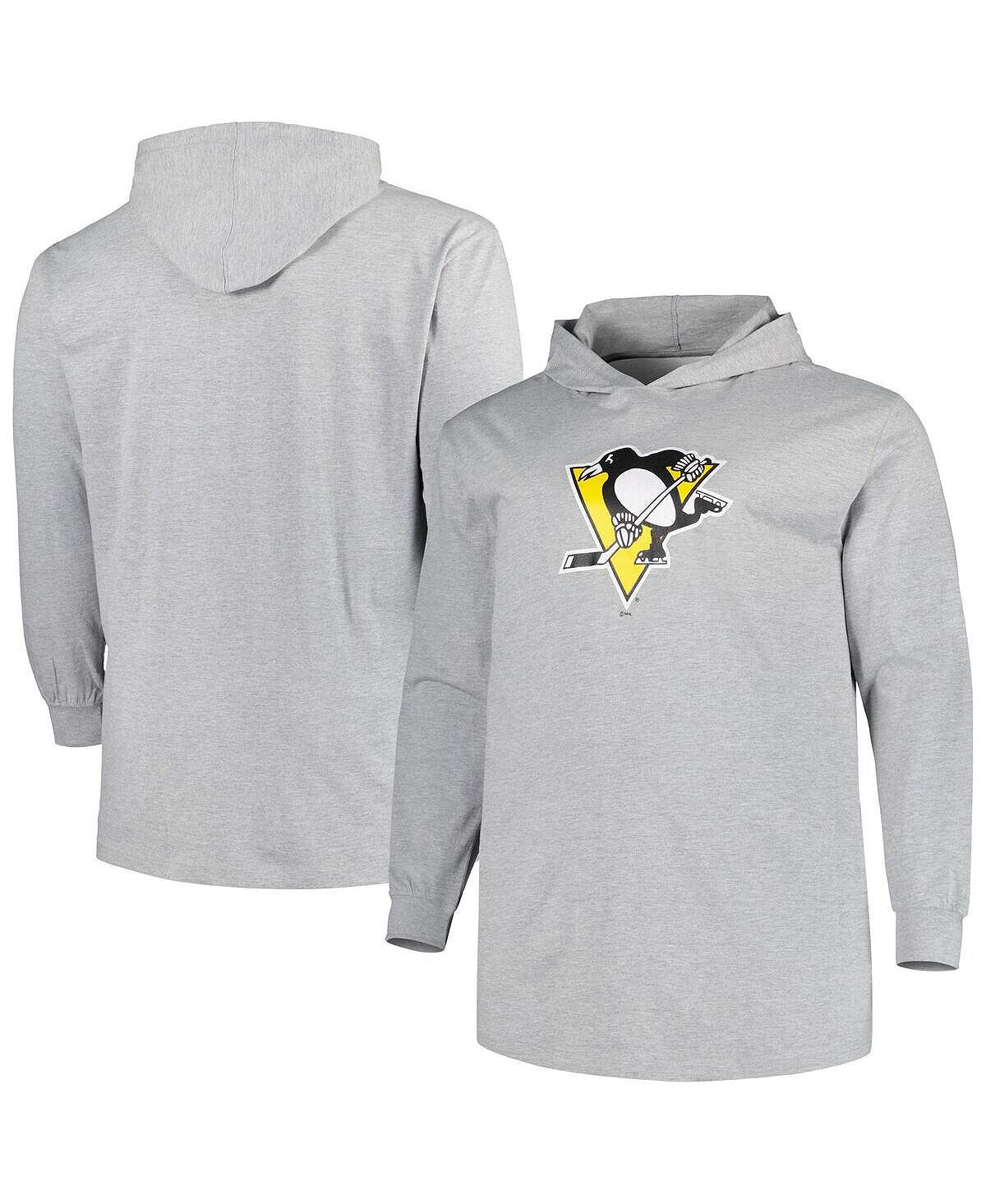 Мужской пуловер с капюшоном Heather Grey Pittsburgh Penguins Big and Tall Profile
Мужской пуловер с капюшоном Heather Grey Pittsburgh Penguins Big and Tall Profile
