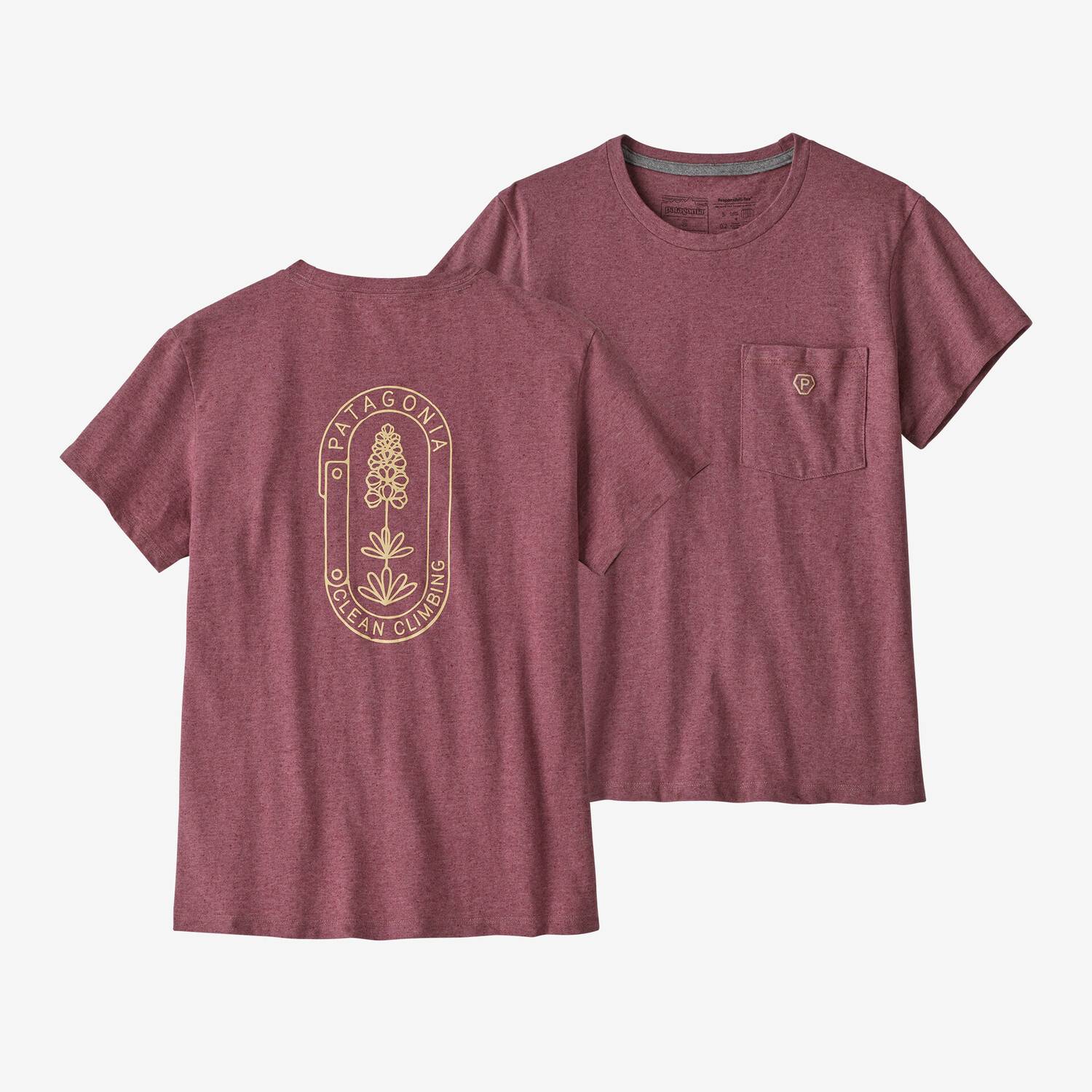 Женская футболка Clean Climb Bloom с карманом Responsibili Patagonia, цвет Evening Mauve
Женская футболка Clean Climb Bloom с карманом Responsibili Patagonia, цвет Evening Mauve