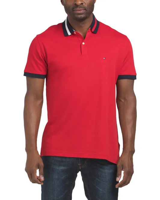 Поло свободного кроя с короткими рукавами и кончиками пальцев Proper Tommy Hilfiger, красный
Поло свободного кроя с короткими рукавами и кончиками пальцев Proper Tommy Hilfiger, красный