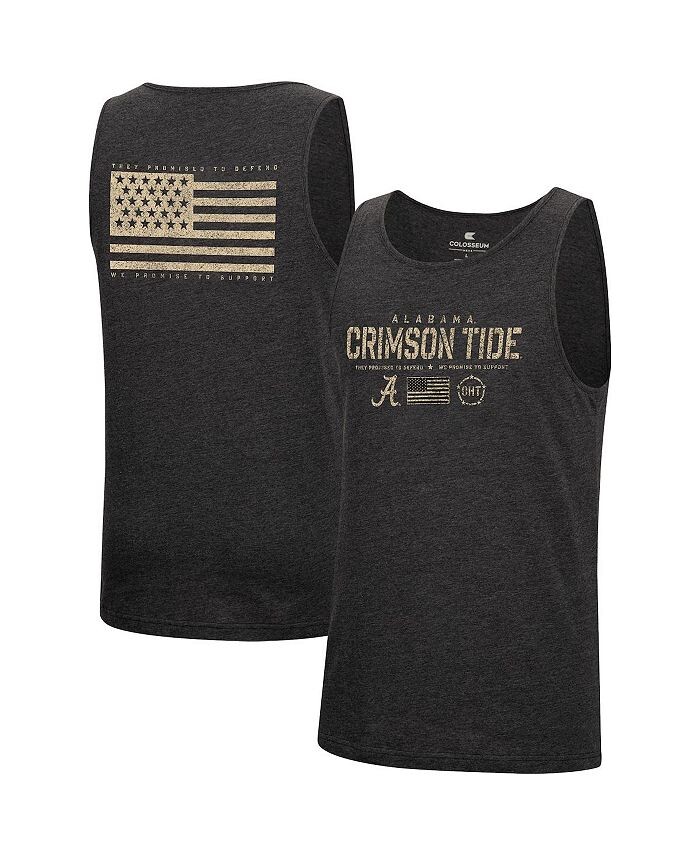 Мужская черная майка Alabama Crimson Tide с принтом в стиле милитари OHT Transport Colosseum, черный
Мужская черная майка Alabama Crimson Tide с принтом в стиле милитари OHT Transport Colosseum, черный