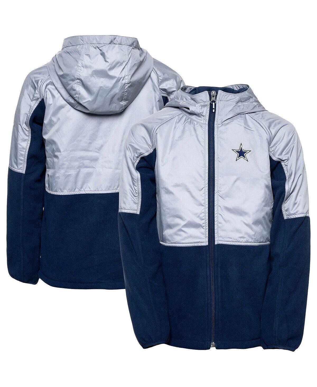 Темно-синяя, серая толстовка с капюшоном Big Boys Dallas Cowboys Flanker с молнией во всю длину и реглан Columbia
Темно-синяя, серая толстовка с капюшоном Big Boys Dallas Cowboys Flanker с молнией во всю длину и реглан Columbia