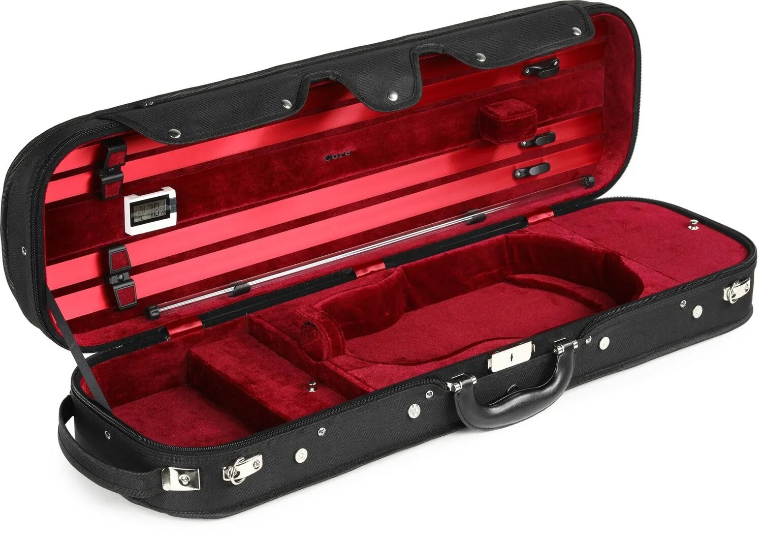 Футляр для подвески для скрипки Howard Core CC500 — черный снаружи/винно-красный внутри, размер 4/4
Футляр для подвески для скрипки Howard Core CC500 — черный снаружи/винно-красный внутри, размер 4/4