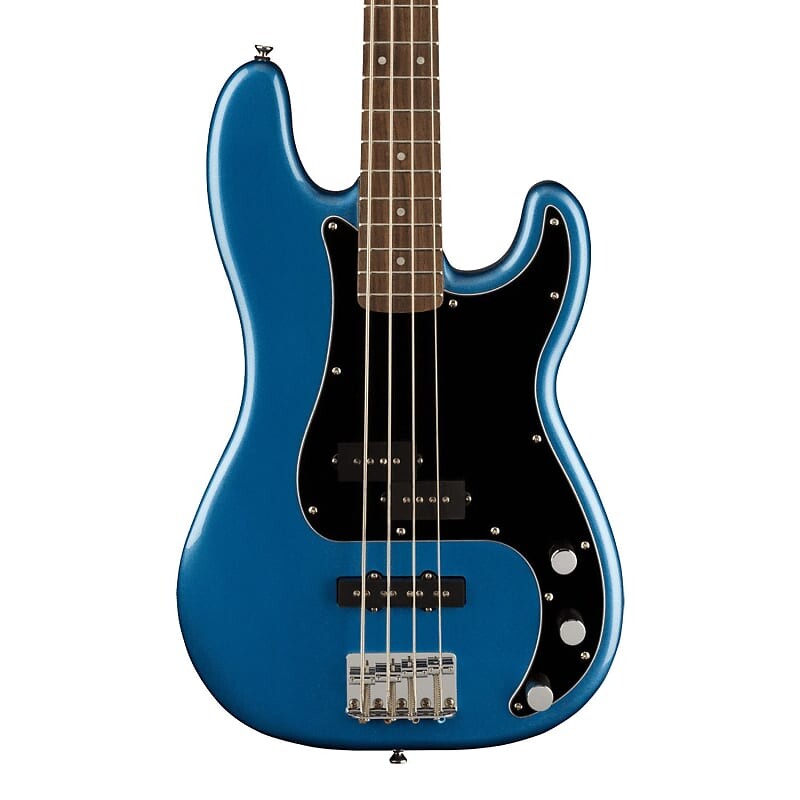 Squier Affinity Series Precision Bass PJ - накладка на гриф Laurel, черная накладка, синий цвет Lake Placid
Squier Affinity Series Precision Bass PJ - накладка на гриф Laurel, черная накладка, синий цвет Lake Placid