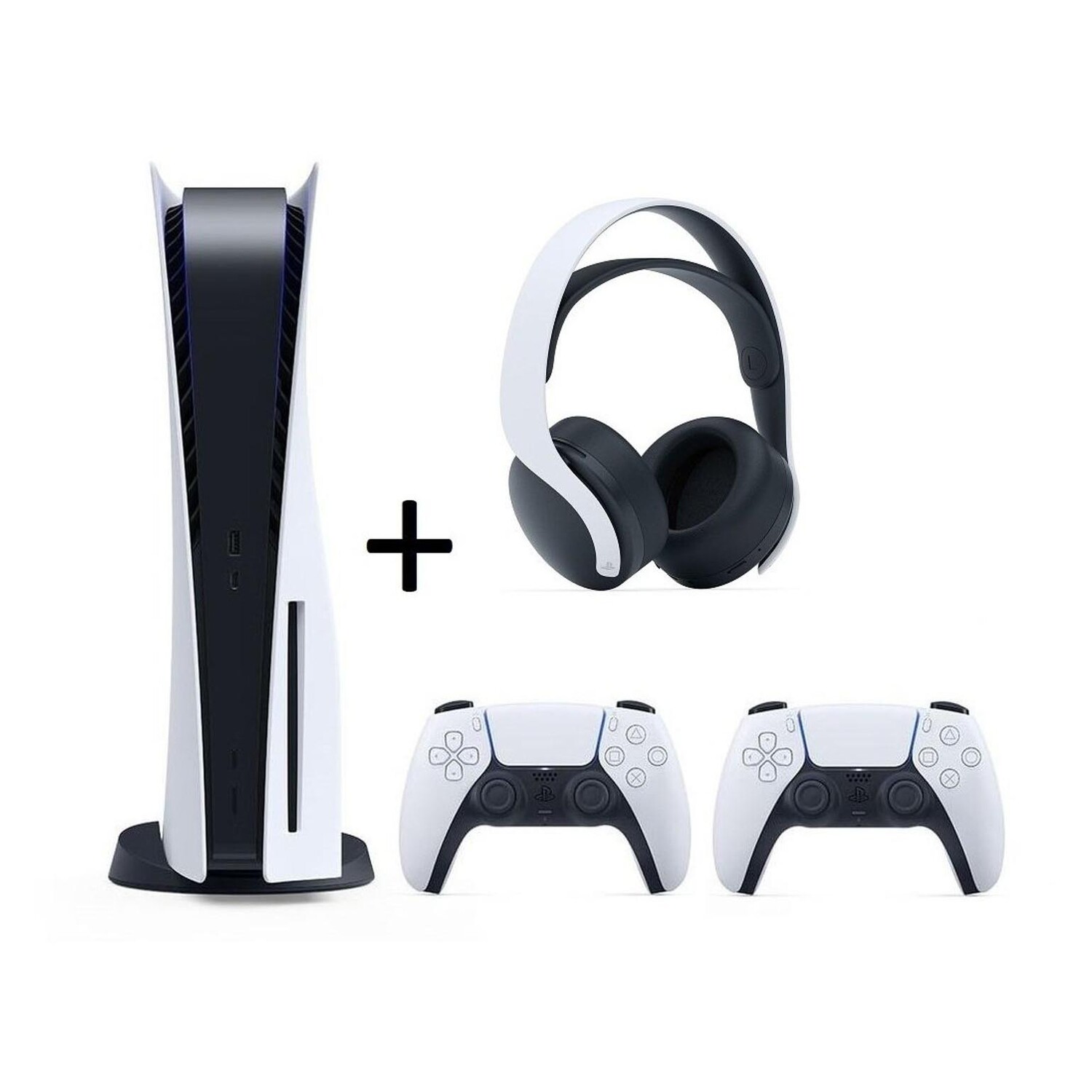 Игровая консоль Sony Playstation 5 Console Standard Edition + геймпад + Pulse 3D Wireless, 825 ГБ, белый
Игровая консоль Sony Playstation 5 Console Standard Edition + геймпад + Pulse 3D Wireless, 825 ГБ, белый