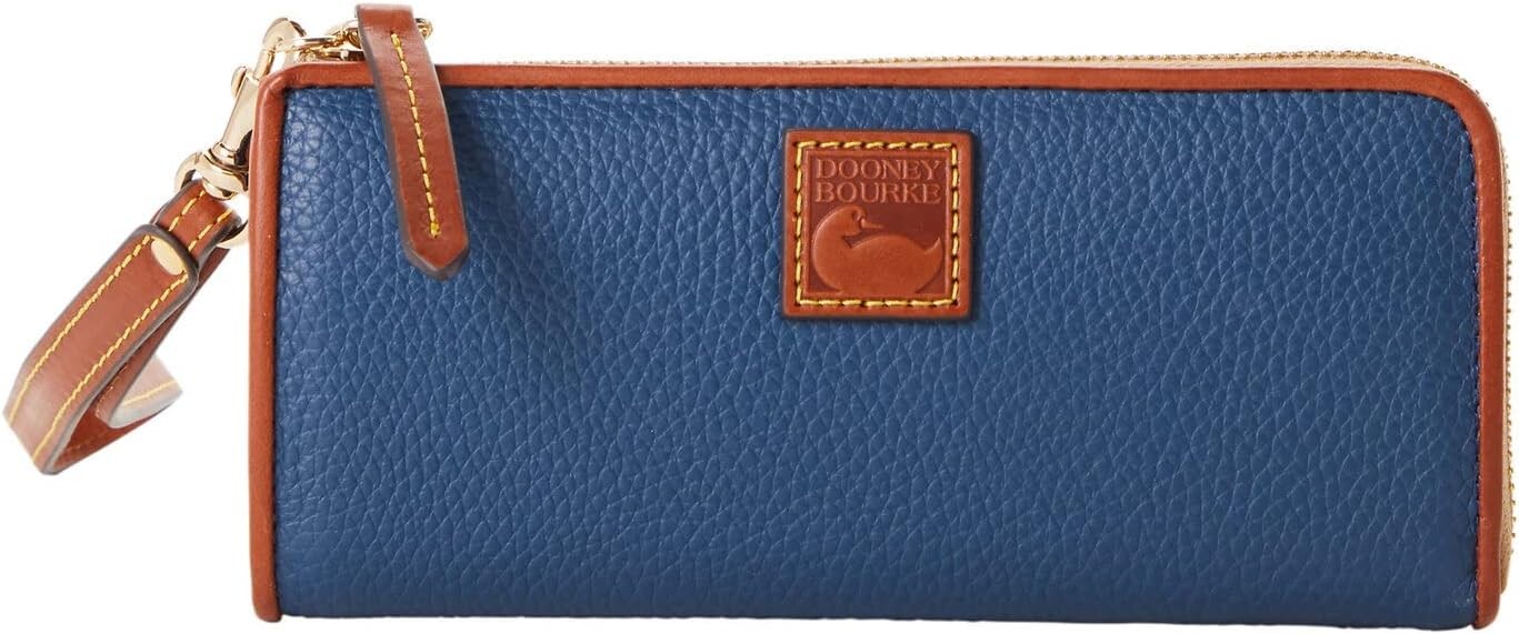 Сумка Dooney & Bourke, ремешок-клатч на молнии с отделкой Pebble Grain, джинсовый
Сумка Dooney & Bourke, ремешок-клатч на молнии с отделкой Pebble Grain, джинсовый