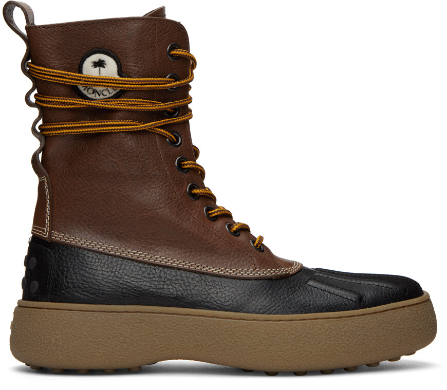8 Moncler Palm Angels Коричнево-черные зимние ботинки Gommino Moncler Genius, Черный
8 Moncler Palm Angels Коричнево-черные зимние ботинки Gommino Moncler Genius, Черный