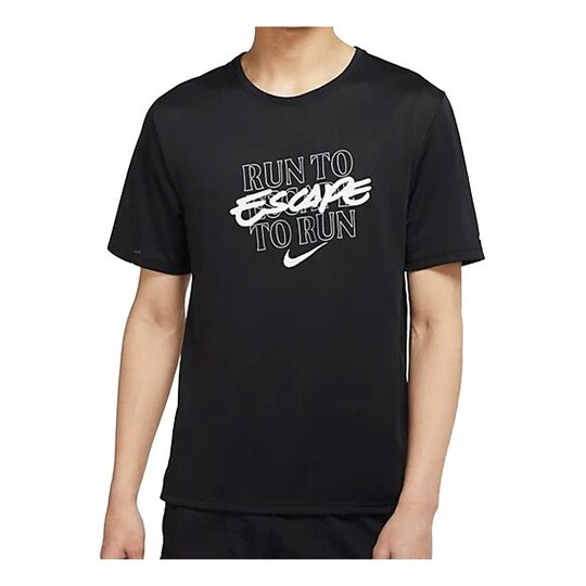 Футболка Nike Miler Wild Run Logo Printing Quick Dry Training Sports Short, черный
Футболка Nike Miler Wild Run Logo Printing Quick Dry Training Sports Short, черный