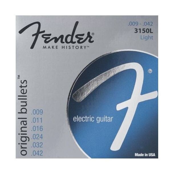 Струны Fender 3150XL для электрогитары пулевидный конец из чистого никеля (толщина 9-42)
Струны Fender 3150XL для электрогитары пулевидный конец из чистого никеля (толщина 9-42)