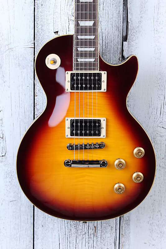 Стандартная электрогитара Epiphone Slash Les Paul November Burst в жестком футляре Slash Les Paul Standard
Стандартная электрогитара Epiphone Slash Les Paul November Burst в жестком футляре Slash Les Paul Standard