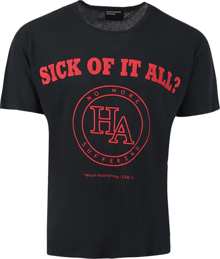 Футболка Enfants Riches Déprimés Sick Of It All T-Shirt 'Faded Black/Red', черный
Футболка Enfants Riches Déprimés Sick Of It All T-Shirt 'Faded Black/Red', черный