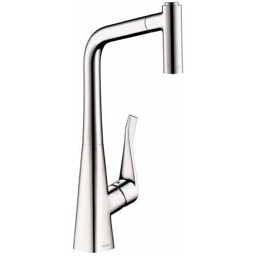 Кухонный смеситель Hansgrohe 04508800 Metris Pullout Spray Prep с магнитной стыковкой и блокирующим распылителем, chrome
Кухонный смеситель Hansgrohe 04508800 Metris Pullout Spray Prep с магнитной стыковкой и блокирующим распылителем, chrome