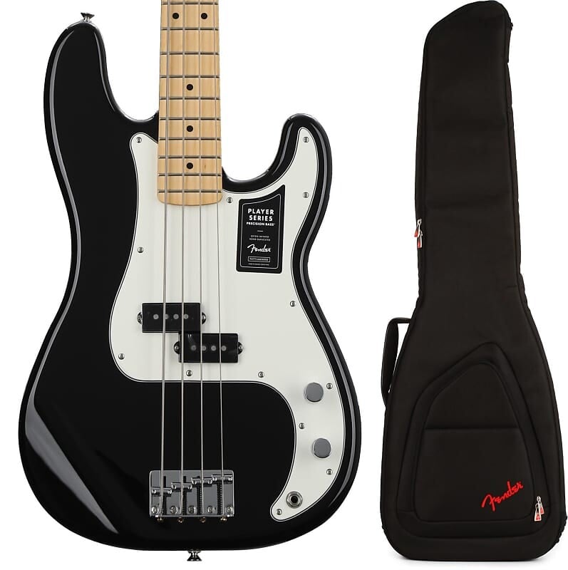 Бас-гитара Fender Player Precision — черный, с кленовой накладкой на гриф в комплекте с чехлом для электробаса Fender FB620 — черный 0149802506=1 0991522406=1
Бас-гитара Fender Player Precision — черный, с кленовой накладкой на гриф в комплекте с чехлом для электробаса Fender FB620 — черный 0149802506=1 0991522406=1