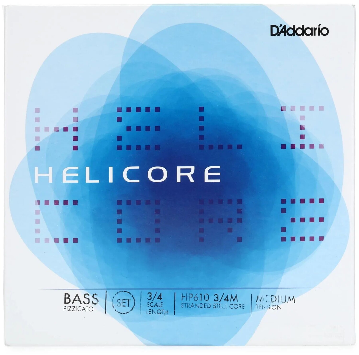 D'Addario HP610 Набор струн для контрабаса Helicore Pizzicato, 3/4 метра, размер 3/4, среднее натяжение
D'Addario HP610 Набор струн для контрабаса Helicore Pizzicato, 3/4 метра, размер 3/4, среднее натяжение