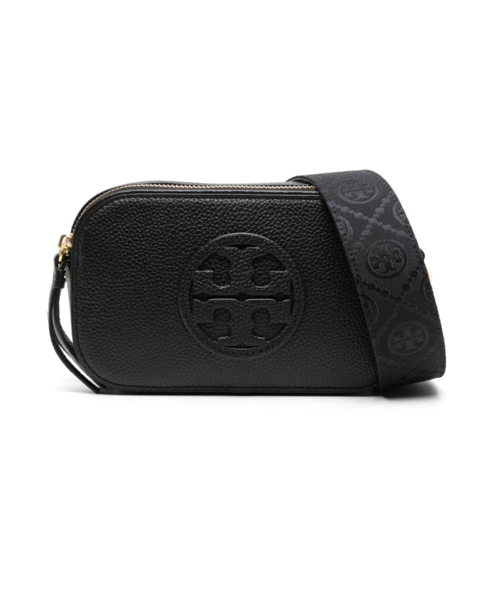 Сумка на плечо из зерненой кожи с узором в виде двойной буквы Т Tory Burch, черный
Сумка на плечо из зерненой кожи с узором в виде двойной буквы Т Tory Burch, черный