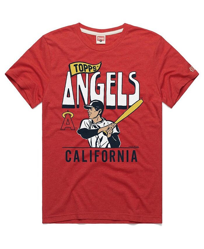 Мужская красная футболка Tri-Blend Los Angeles Angels x Topps Homage, красный
Мужская красная футболка Tri-Blend Los Angeles Angels x Topps Homage, красный