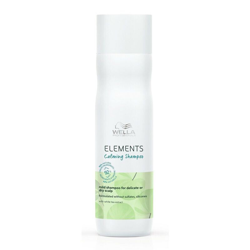 Wella Professionals Elements Calming питательный шампунь для сухой или нежной кожи головы, 250 мл
Wella Professionals Elements Calming питательный шампунь для сухой или нежной кожи головы, 250 мл