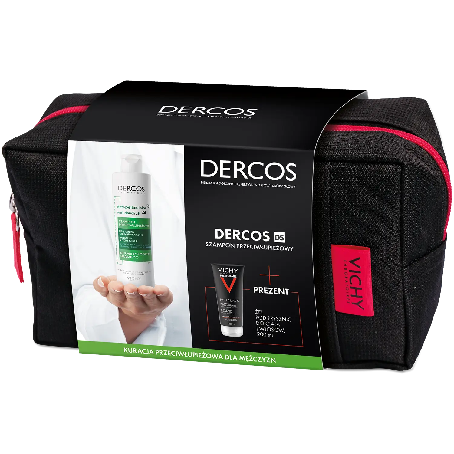 Vichy Dercos набор для мужчин: шампунь против перхоти для нормальных и жирных волос, 390 мл + гель для душа, 200 мл
Vichy Dercos набор для мужчин: шампунь против перхоти для нормальных и жирных волос, 390 мл + гель для душа, 200 мл
