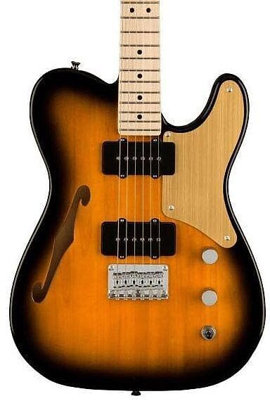 Squier от Fender Paranormal Cabronita Telecaster Тонкая кленовая накладка на гриф, анодированная золотом Telecaster Thinline
Squier от Fender Paranormal Cabronita Telecaster Тонкая кленовая накладка на гриф, анодированная золотом Telecaster Thinline