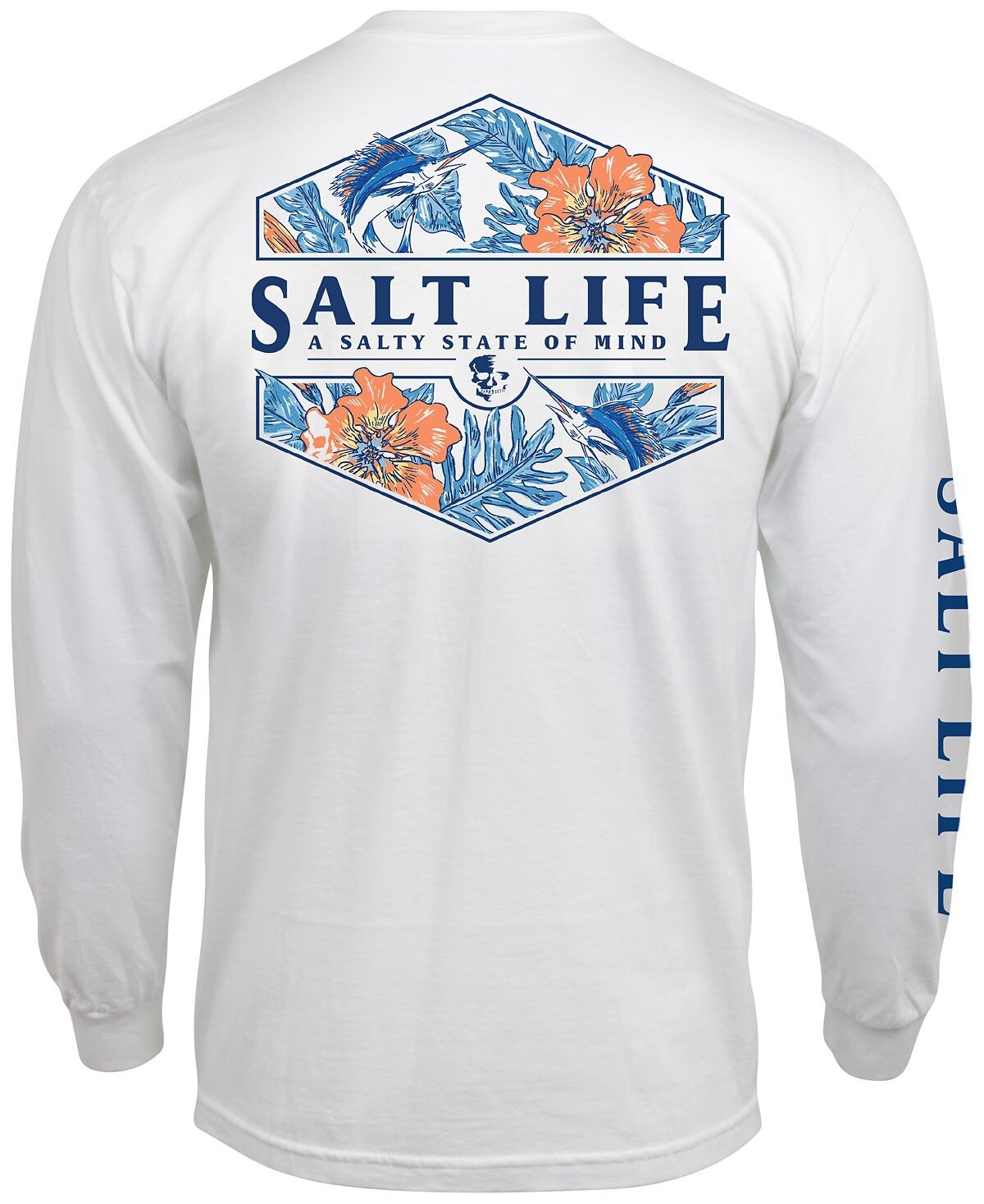 Мужская футболка с логотипом sailin' tropics и карманом с длинными рукавами Salt Life, белый
Мужская футболка с логотипом sailin' tropics и карманом с длинными рукавами Salt Life, белый