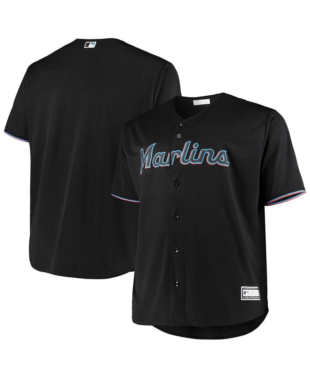 Мужская черная футболка team miami marlins big and tall replica team Profile, черный
Мужская черная футболка team miami marlins big and tall replica team Profile, черный
