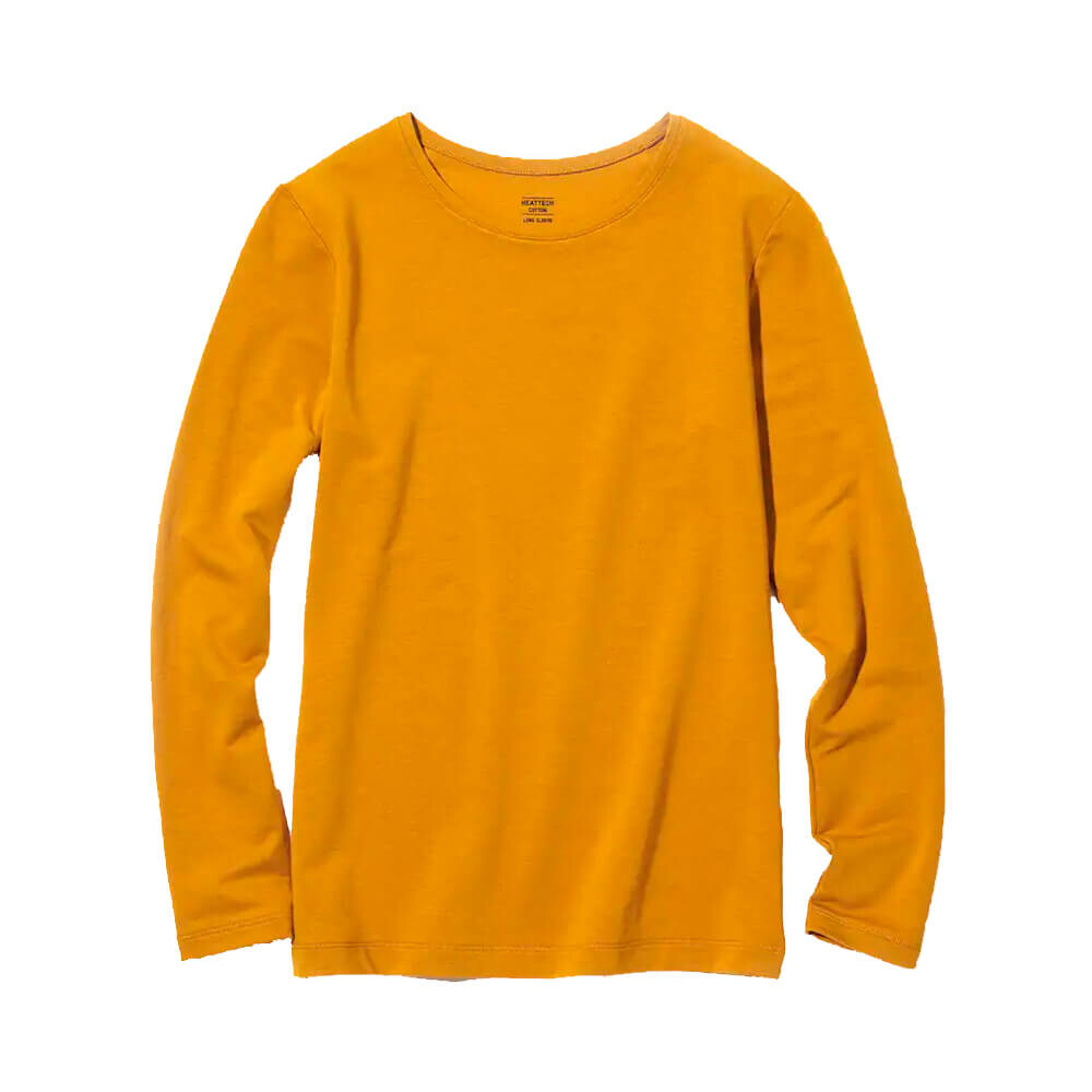 Лонгслив Uniqlo Heattech Extra Warm Cotton Crew Neck Long Sleeved Thermal Top, жёлтый, Желтый
Лонгслив Uniqlo Heattech Extra Warm Cotton Crew Neck Long Sleeved Thermal Top, жёлтый, Желтый