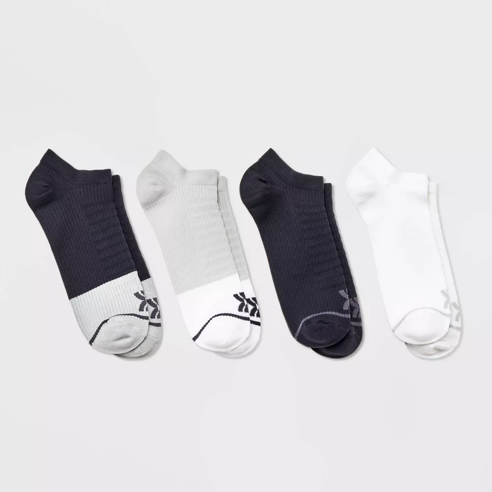 Женские спортивные носки Colorblock No Show, 4 пары - All In Motion, цвет White/Gray/Black
Женские спортивные носки Colorblock No Show, 4 пары - All In Motion, цвет White/Gray/Black