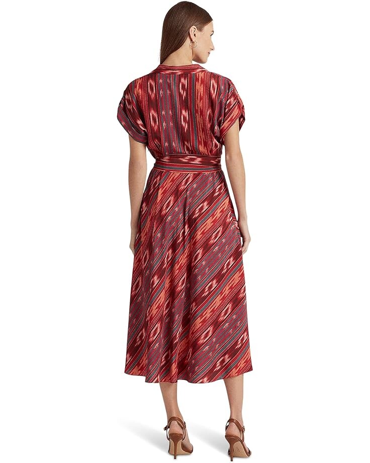 Платье LAUREN Ralph Lauren Geo-Striped Belted Crepe Dress, цвет Fuchsia/Orange/Multi
Платье LAUREN Ralph Lauren Geo-Striped Belted Crepe Dress, цвет Fuchsia/Orange/Multi