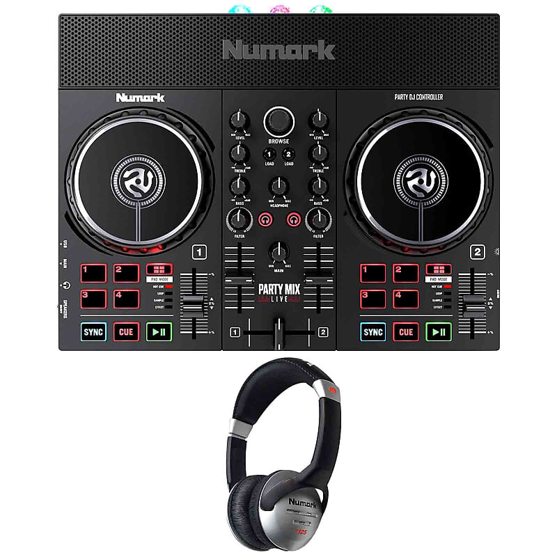 Numark Party Mix Live Встроенное световое шоу и динамики DJ-контроллер с наушниками Numark Party Mix Live Built In Light Show & Speakers DJ Controller w Headphones
Numark Party Mix Live Встроенное световое шоу и динамики DJ-контроллер с наушниками Numark Party Mix Live Built In Light Show & Speakers DJ Controller w Headphones