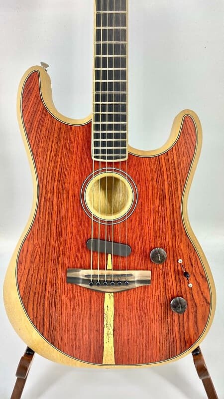 Акустическая гитара Fender Acoustasonic Stratocaster Limited Edition Cocobola SN# US206273A
Акустическая гитара Fender Acoustasonic Stratocaster Limited Edition Cocobola SN# US206273A