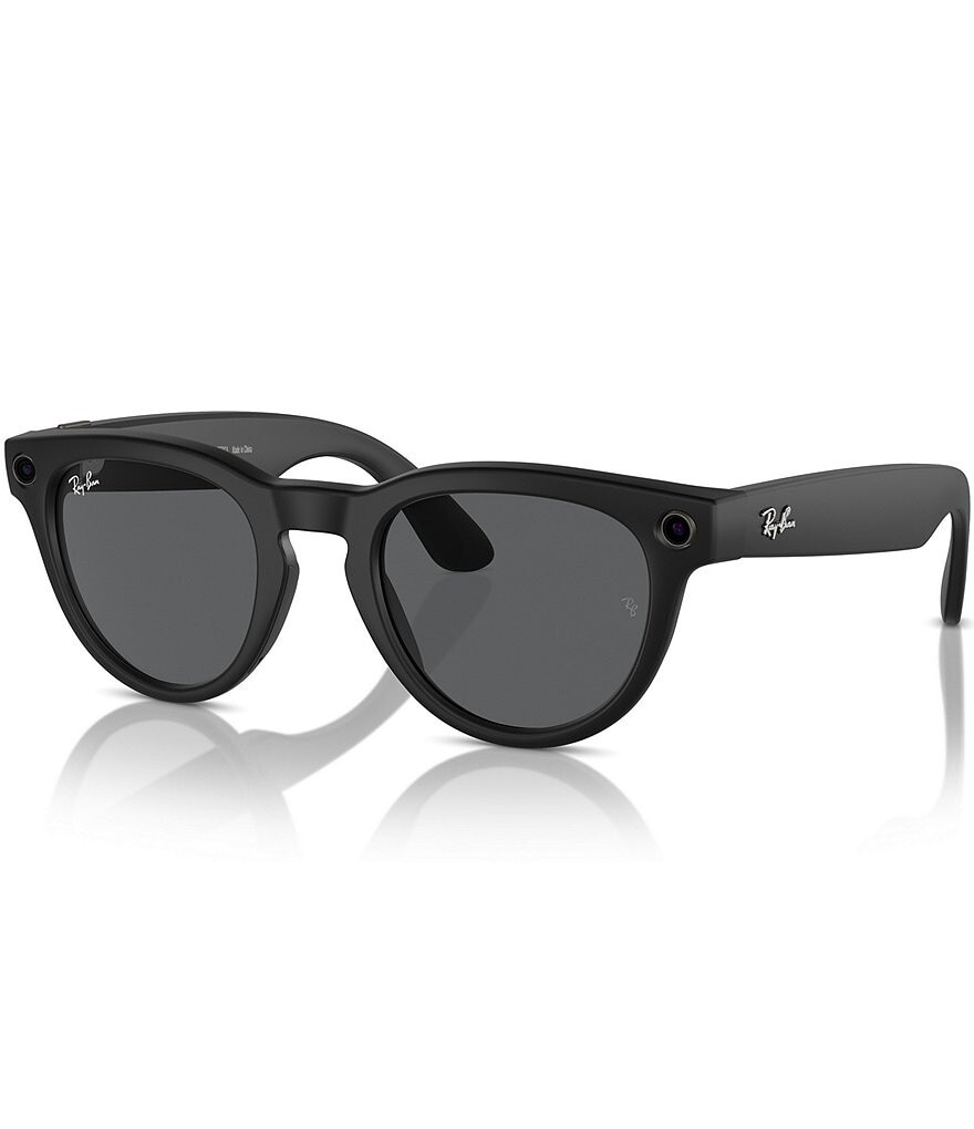 Ray-Ban Унисекс Круглые солнцезащитные очки Ray-Ban Meta Smart Glasses Headliner 50 мм, черный
Ray-Ban Унисекс Круглые солнцезащитные очки Ray-Ban Meta Smart Glasses Headliner 50 мм, черный