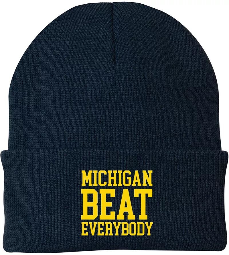 Темно-синяя вязаная шапка Michigan Vs. Everybody для взрослых Michigan Wolverines
Темно-синяя вязаная шапка Michigan Vs. Everybody для взрослых Michigan Wolverines