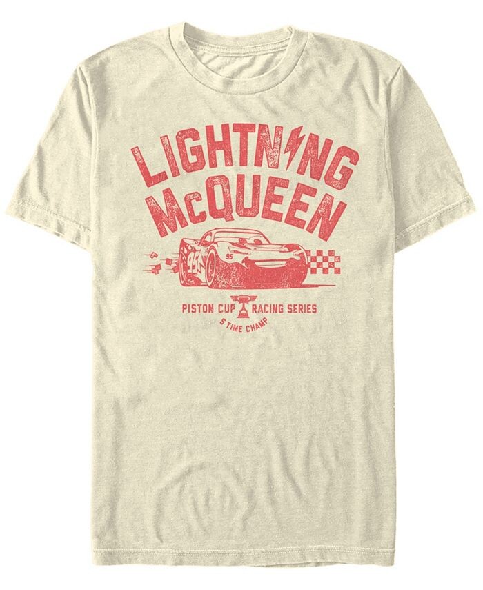 Мужская футболка с короткими рукавами Disney Pixar Cars Distressed Lightning McQueen 5 Time Champ Fifth Sun, тан/бежевый
Мужская футболка с короткими рукавами Disney Pixar Cars Distressed Lightning McQueen 5 Time Champ Fifth Sun, тан/бежевый