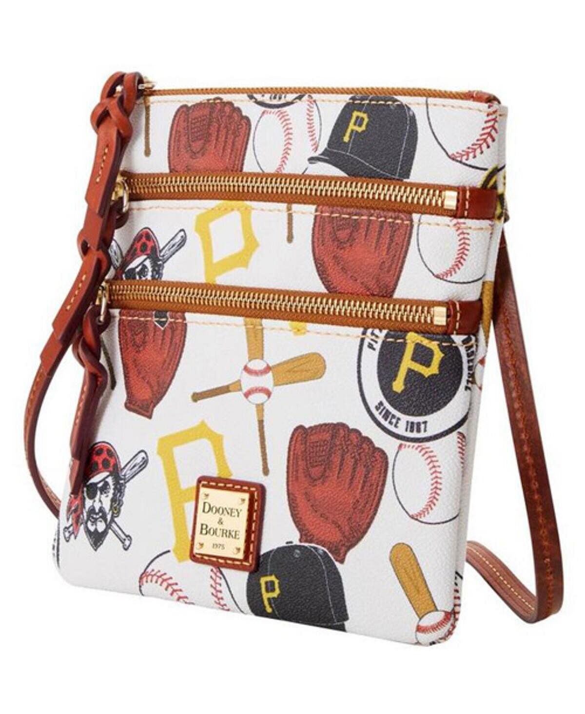 Женская сумка через плечо Pittsburgh Pirates Game Day с тройной молнией Dooney & Bourke, белый
Женская сумка через плечо Pittsburgh Pirates Game Day с тройной молнией Dooney & Bourke, белый