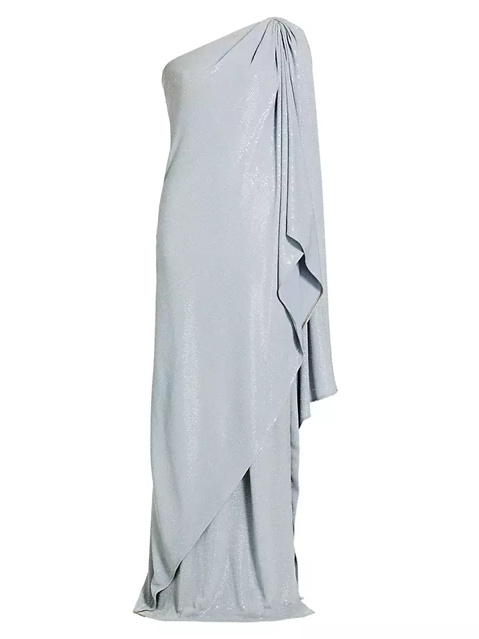 Платье на одно плечо сари, расшитое пайетками Prabal Gurung, цвет grey droplet
Платье на одно плечо сари, расшитое пайетками Prabal Gurung, цвет grey droplet