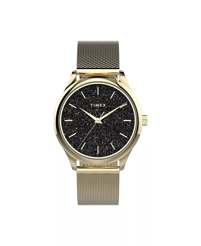 Женские часы Celestial Opulence с золотистым браслетом из нержавеющей стали, 32 мм Timex, золото
Женские часы Celestial Opulence с золотистым браслетом из нержавеющей стали, 32 мм Timex, золото