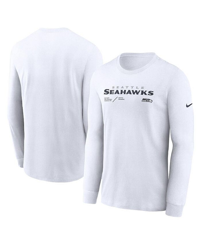 Мужская серебряная футболка с длинным рукавом Seattle Seahawks Sideline Infograph Lock Up Performance Nike, серебро
Мужская серебряная футболка с длинным рукавом Seattle Seahawks Sideline Infograph Lock Up Performance Nike, серебро