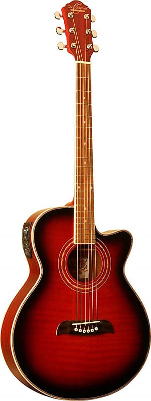 Акустическая гитара Oscar Schmidt OG10CEFTR Cutaway Acoustic Electric Guitar Trans Red
Акустическая гитара Oscar Schmidt OG10CEFTR Cutaway Acoustic Electric Guitar Trans Red