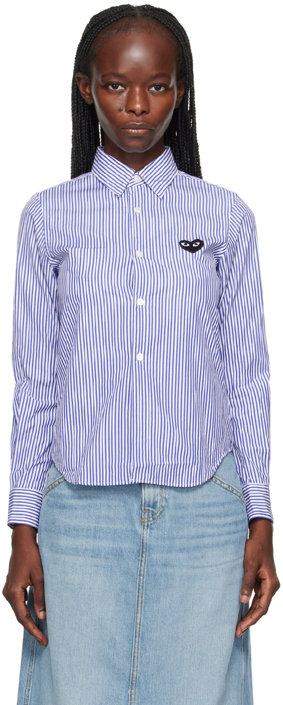 COMME des GARCONS PLAY Синяя черная рубашка с сердечком Comme des Garçons
COMME des GARCONS PLAY Синяя черная рубашка с сердечком Comme des Garçons