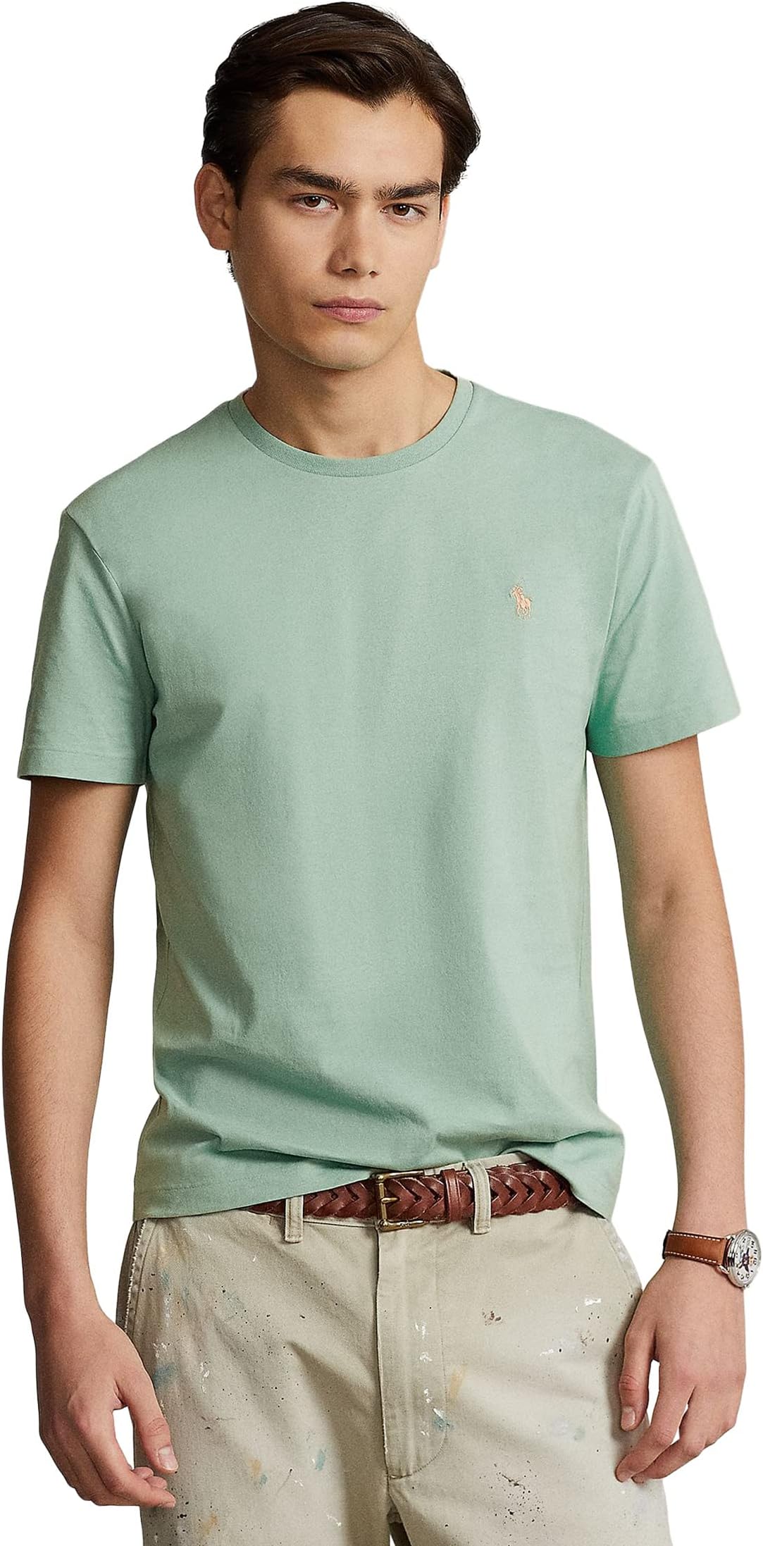 Классическая футболка из джерси с круглым вырезом Polo Ralph Lauren, цвет Essex Green
Классическая футболка из джерси с круглым вырезом Polo Ralph Lauren, цвет Essex Green