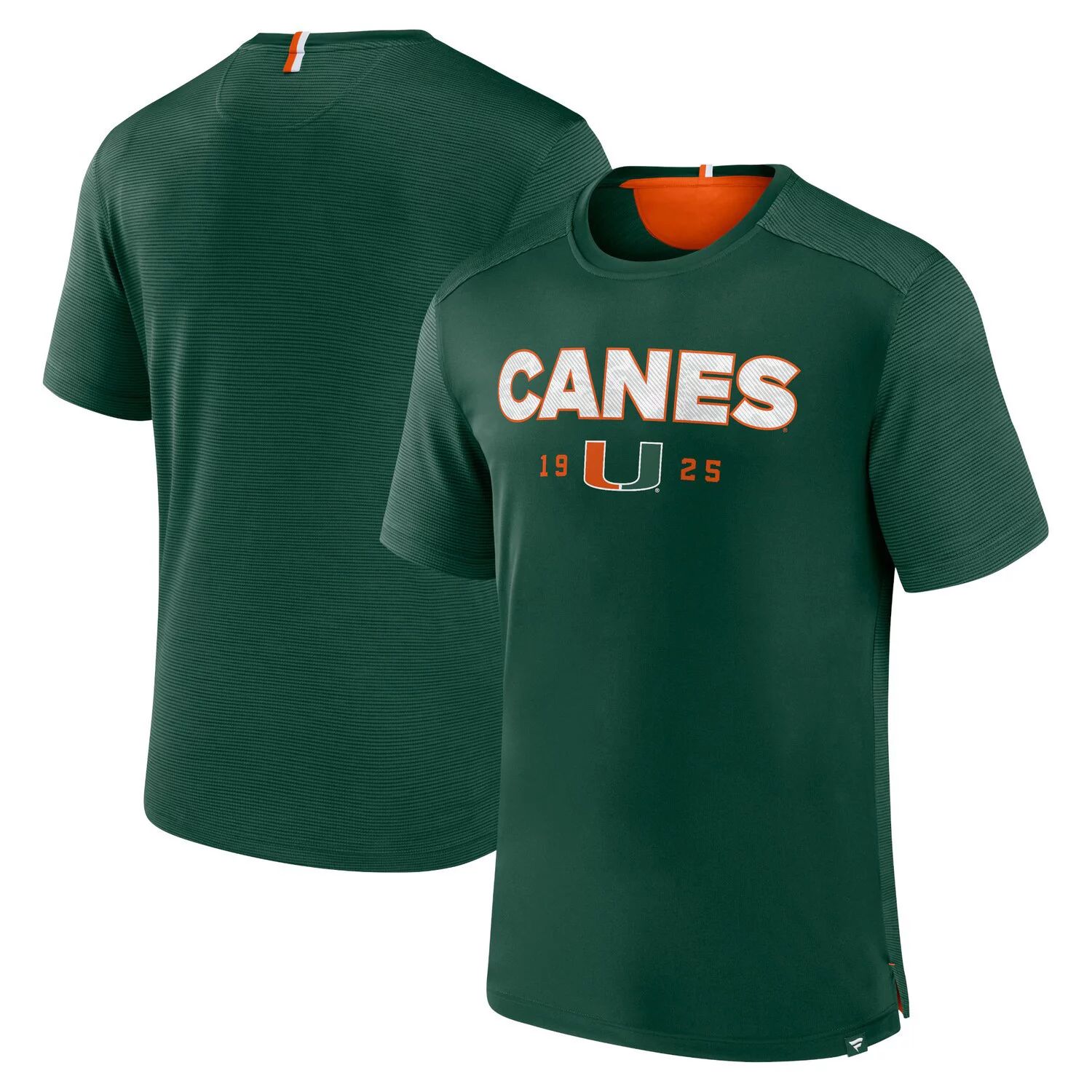 Мужская зеленая футболка с логотипом Miami Hurricanes Defender Rush Fanatics, Зеленый
Мужская зеленая футболка с логотипом Miami Hurricanes Defender Rush Fanatics, Зеленый