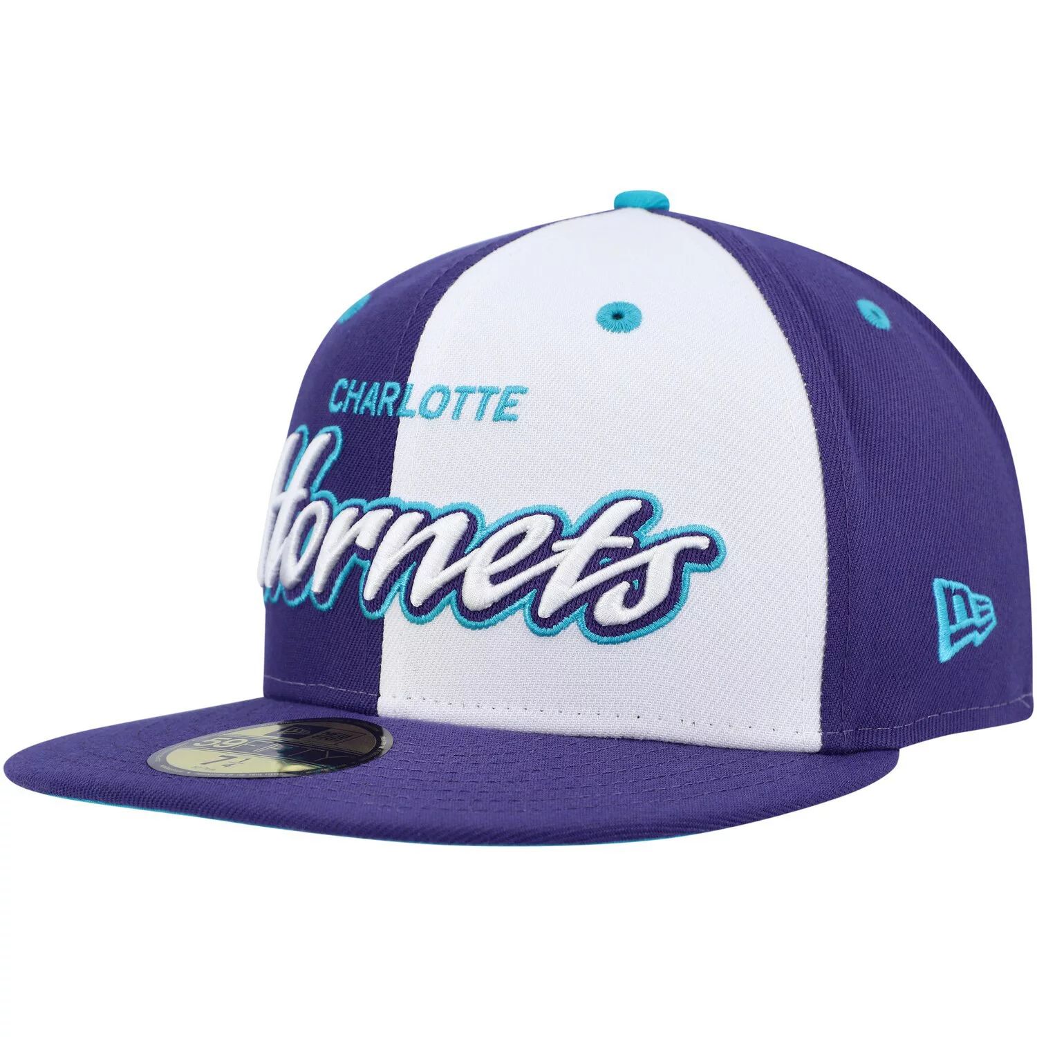 Мужская облегающая шляпа New Era фиолетового/белого цвета Charlotte Hornets Griswold 59FIFTY
Мужская облегающая шляпа New Era фиолетового/белого цвета Charlotte Hornets Griswold 59FIFTY