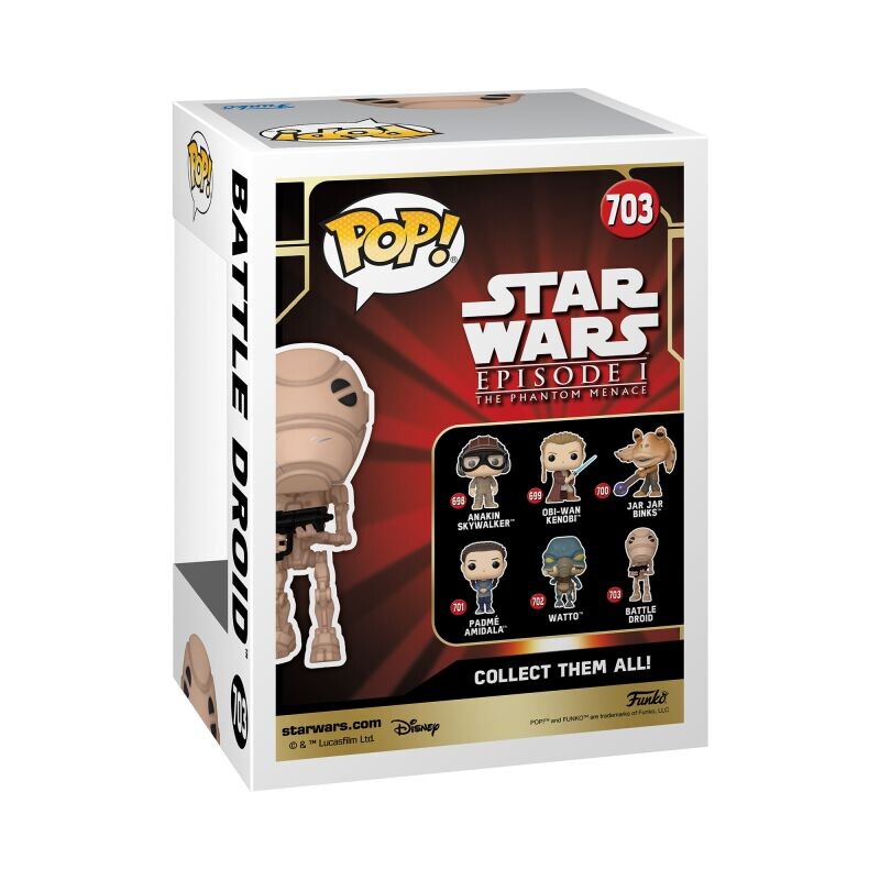 Виниловая фигурка Die Dunkle Bedrohung - Battle Droid Vinyl Figur 703 от Star Wars
Виниловая фигурка Die Dunkle Bedrohung - Battle Droid Vinyl Figur 703 от Star Wars
