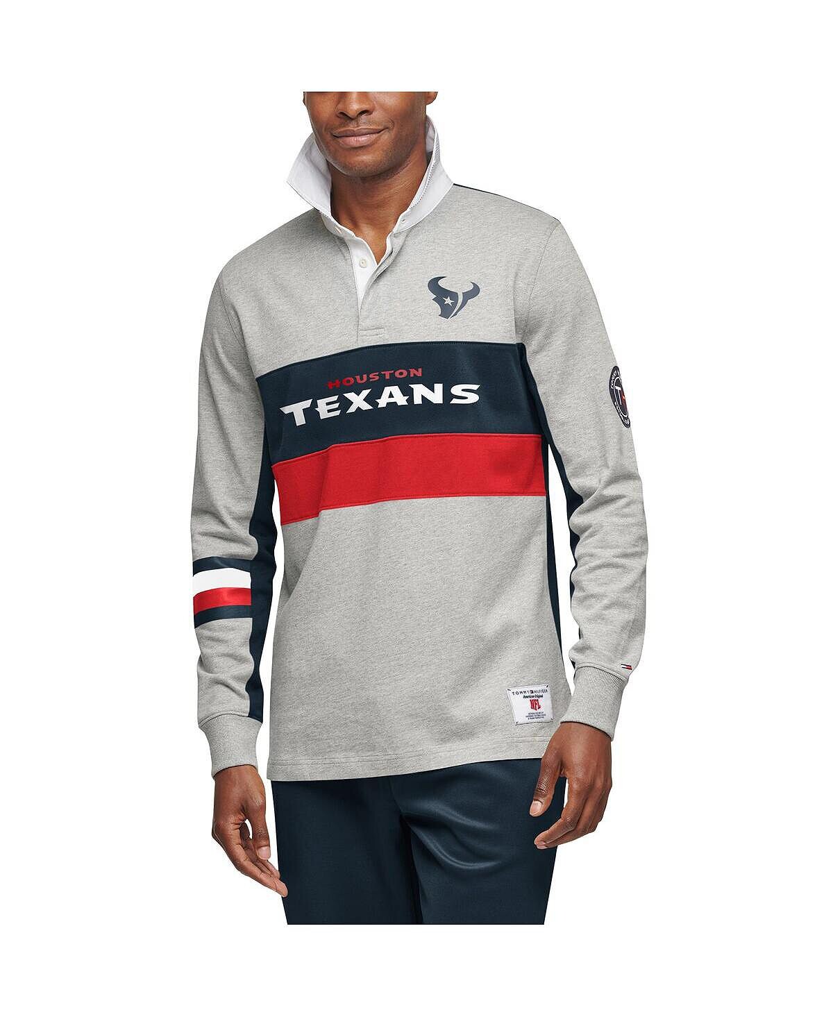 Мужская серо-темно-синяя рубашка-поло houston texans rugby с длинным рукавом Tommy Hilfiger, мульти
Мужская серо-темно-синяя рубашка-поло houston texans rugby с длинным рукавом Tommy Hilfiger, мульти