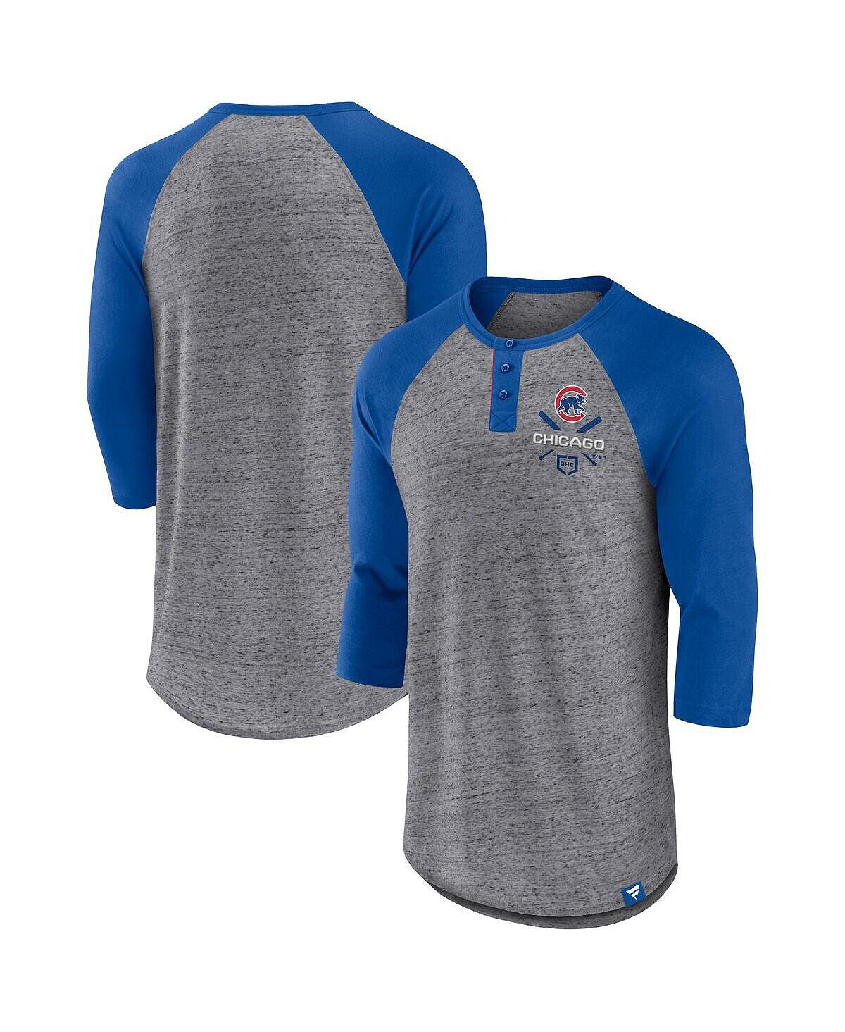 Мужская фирменная футболка с меланжевым принтом royal chicago cubs iconic above heat в крапинку реглан henley с рукавом 3/4 Fanatics, мульти
Мужская фирменная футболка с меланжевым принтом royal chicago cubs iconic above heat в крапинку реглан henley с рукавом 3/4 Fanatics, мульти