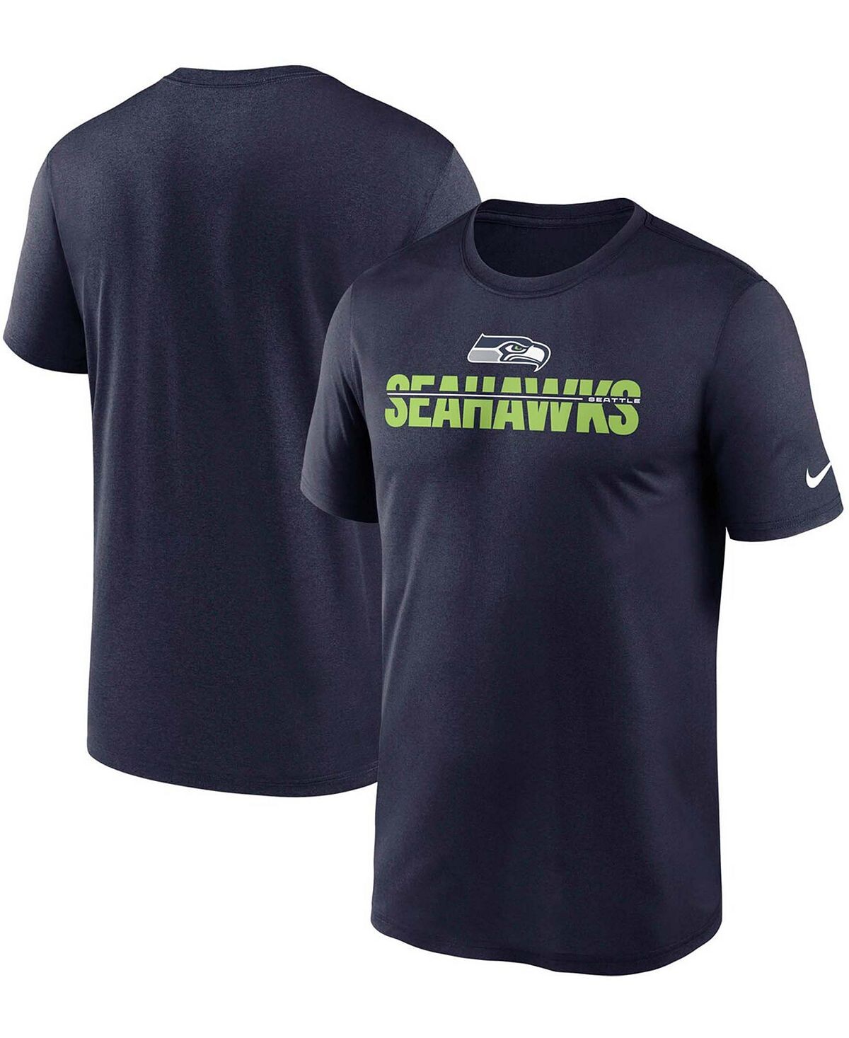 Мужская футболка big and tall navy seattle seahawks legend microtype performance Nike, синий
Мужская футболка big and tall navy seattle seahawks legend microtype performance Nike, синий