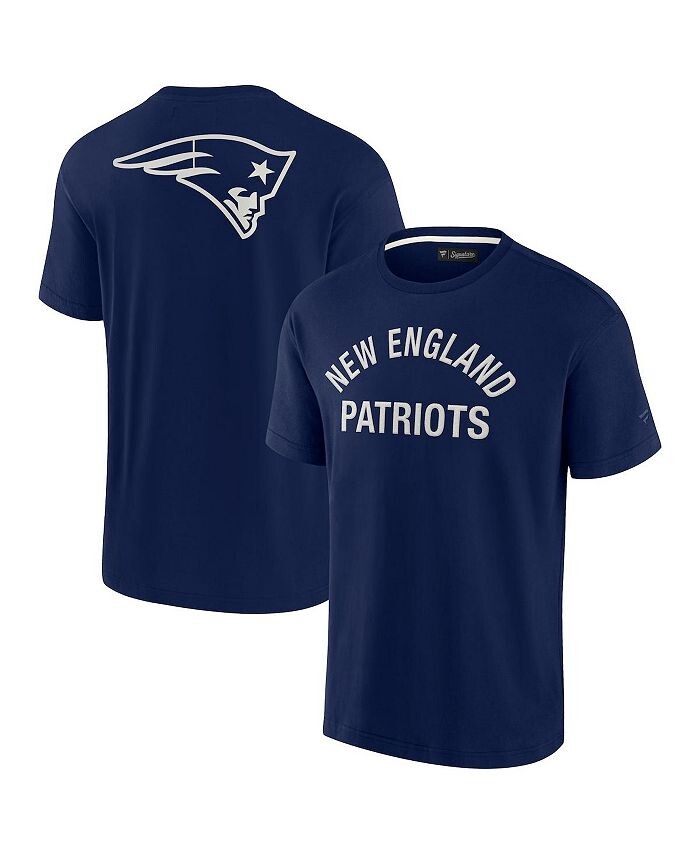 Мужская и женская темно-синяя супермягкая футболка New England Patriots с коротким рукавом Fanatics Signature, синий
Мужская и женская темно-синяя супермягкая футболка New England Patriots с коротким рукавом Fanatics Signature, синий