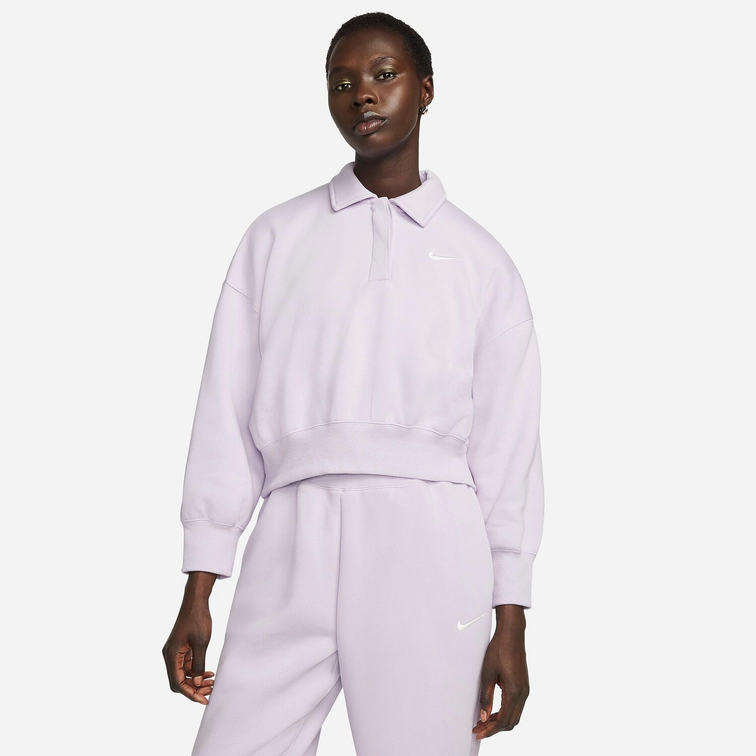 Женская укороченная толстовка поло Nike Sportswear Phoenix Fleece с рукавом три четверти, фиолетовый
Женская укороченная толстовка поло Nike Sportswear Phoenix Fleece с рукавом три четверти, фиолетовый