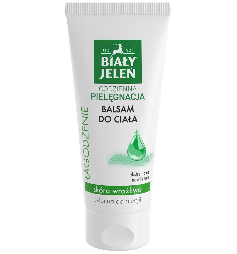 Biały Jeleń Успокаивающий гипоаллергенный лосьон для тела Extreme Moisturizing 200мл
Biały Jeleń Успокаивающий гипоаллергенный лосьон для тела Extreme Moisturizing 200мл