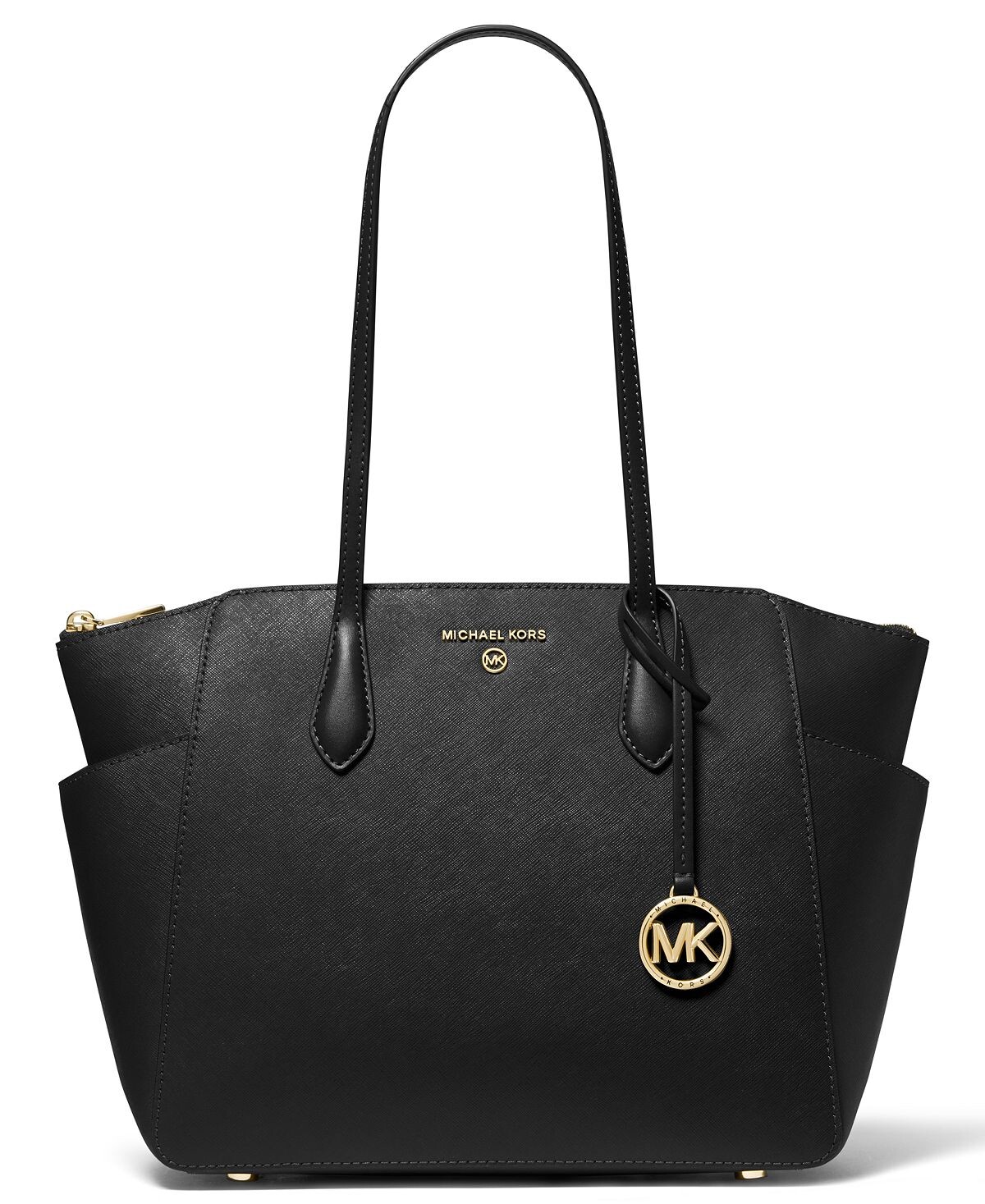 Кожаная сумка-тоут marilyn среднего размера с молнией сверху Michael Kors, черный
Кожаная сумка-тоут marilyn среднего размера с молнией сверху Michael Kors, черный